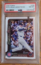  PETE CROW-ARMSTRONG 2025 TOPPS SUPER STARS #290 PSA 8 Chicago Cubs All-Star 