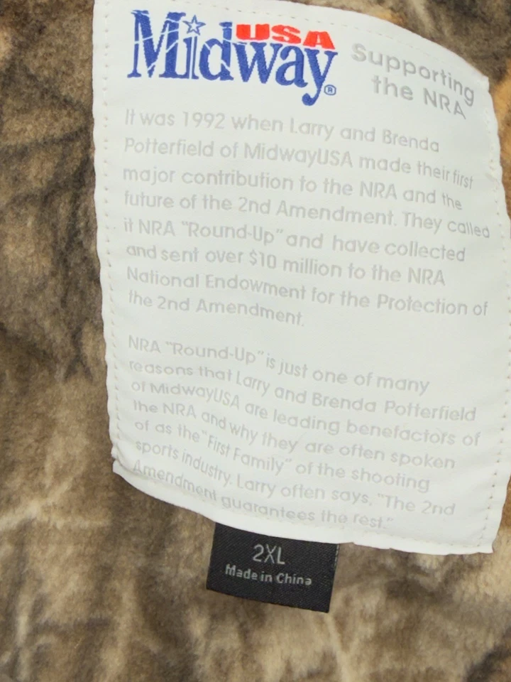 NWT 2XL Midway USA Men's Fraser Ridge Fleece Bibs Leg Zippers W/ Storm Flaps NWT - Image 4 of 4