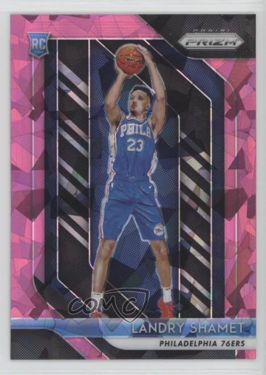 2018-19 Panini Prizm Pink Ice Prizm Landry Shamet #199 rp9