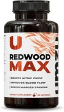 Redwood Max Nitric Oxide Booster, Blood Flow  Support for Men free  shipping