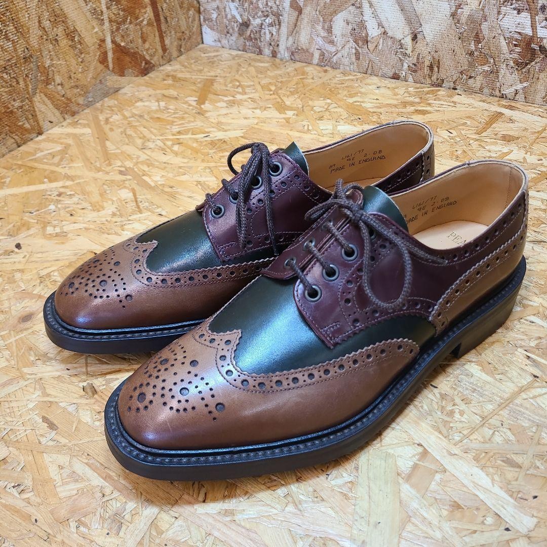 PEAL&CO ブルックスブラザース ウイングチップシューズ イングランド製 PEAL&CO ブルックスブラザース ウイングチップシューズ