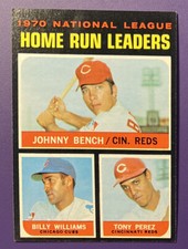 1970 NL Home Run Leaders 1971 #66 Topps Baseball Card - Mint !