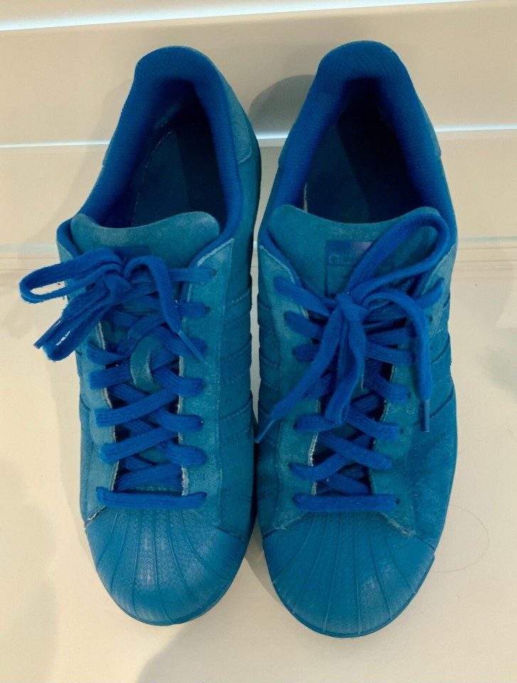 adidas superstar blue suede