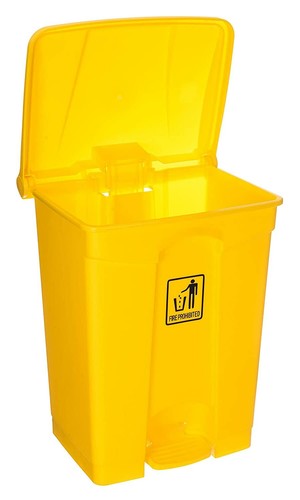 New Curvaso 45L 68L Pedal Bin Rubbish Waste Trash Dustbin Plastic Home & Kitchen - Picture 4 of 77