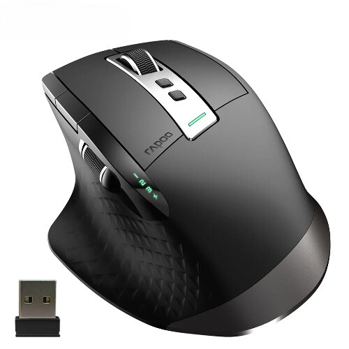 Multi-Mode Ergonomic Wireless Mouse Rechargeable 3200DPI Bluetooth Mouse