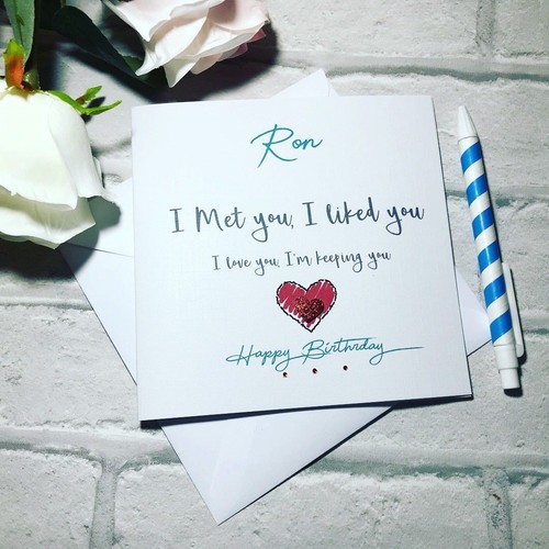 i love you birthday cards for him