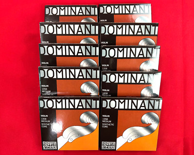 100% Authentic Thomastik Dominant 135B Violin String  Set 4/4 E Ball End 10 Set 