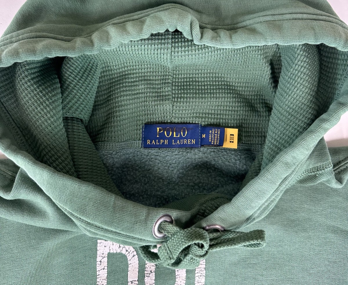 5T5496 POLO by Ralph Lauren スウェット POLO RALPH LAUREN Mens PRL Surf Distressed Graphic Hoodie