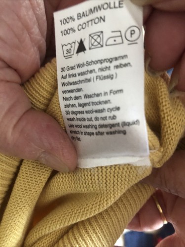 Gelber Fynch-Hatton Pullover Gr. xxl Herren Premium Cotton - Weiche Qualität - Bild 5 von 5