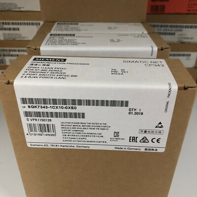 DHL express NEW Siemens 6GK7 343-1CX10-0XE0 6GK7343-1CX10-0XE0