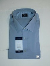 ARROW USA NECK SZ 18 1/2" XXL LONG SLEEVE 32/33 DRESS SHIRT - GRAY - NWT