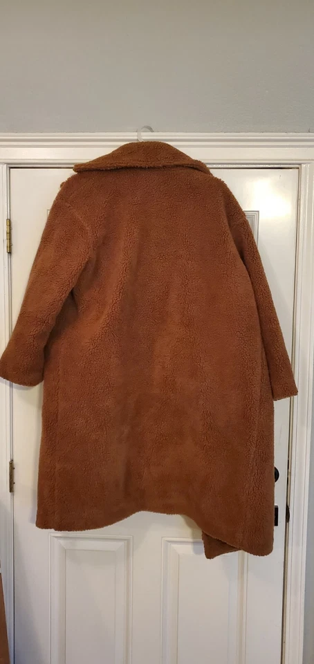 ASOS Teddy Coat size 14 - Image 3 of 3