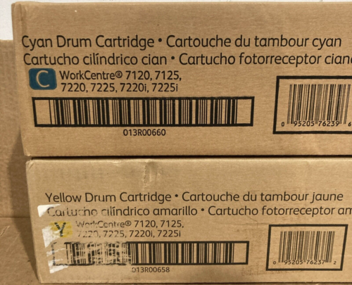 Genuine Set of 2 Xerox Drums WC 7120 013R00658 013R00660 - Picture 2 of 4