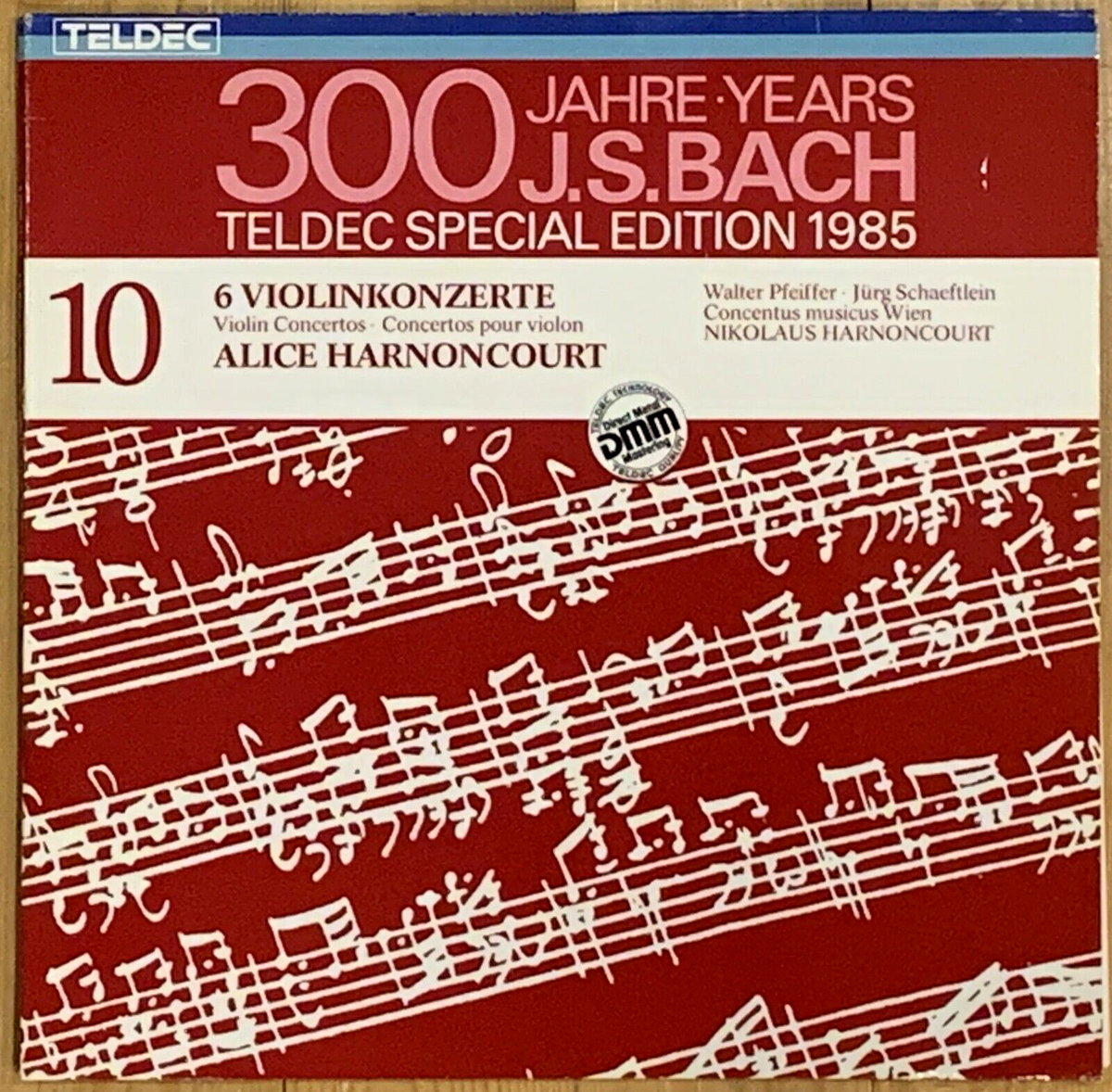 独LP Alice Harnoncourt, Nikolaus Harnoncourt Bach: Violin Concertos On Original Instruments 641227 TELEFUNKEN /00400 独LP Alice Harnoncourt， Nikolaus Harnoncourt Bach: Violin