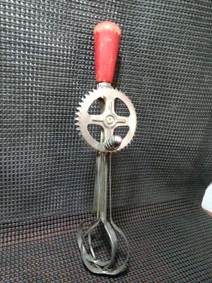 Vintage A & J Ekco Hand Mixer Egg Beater