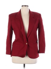 Koret Women Red Wool Blazer 14