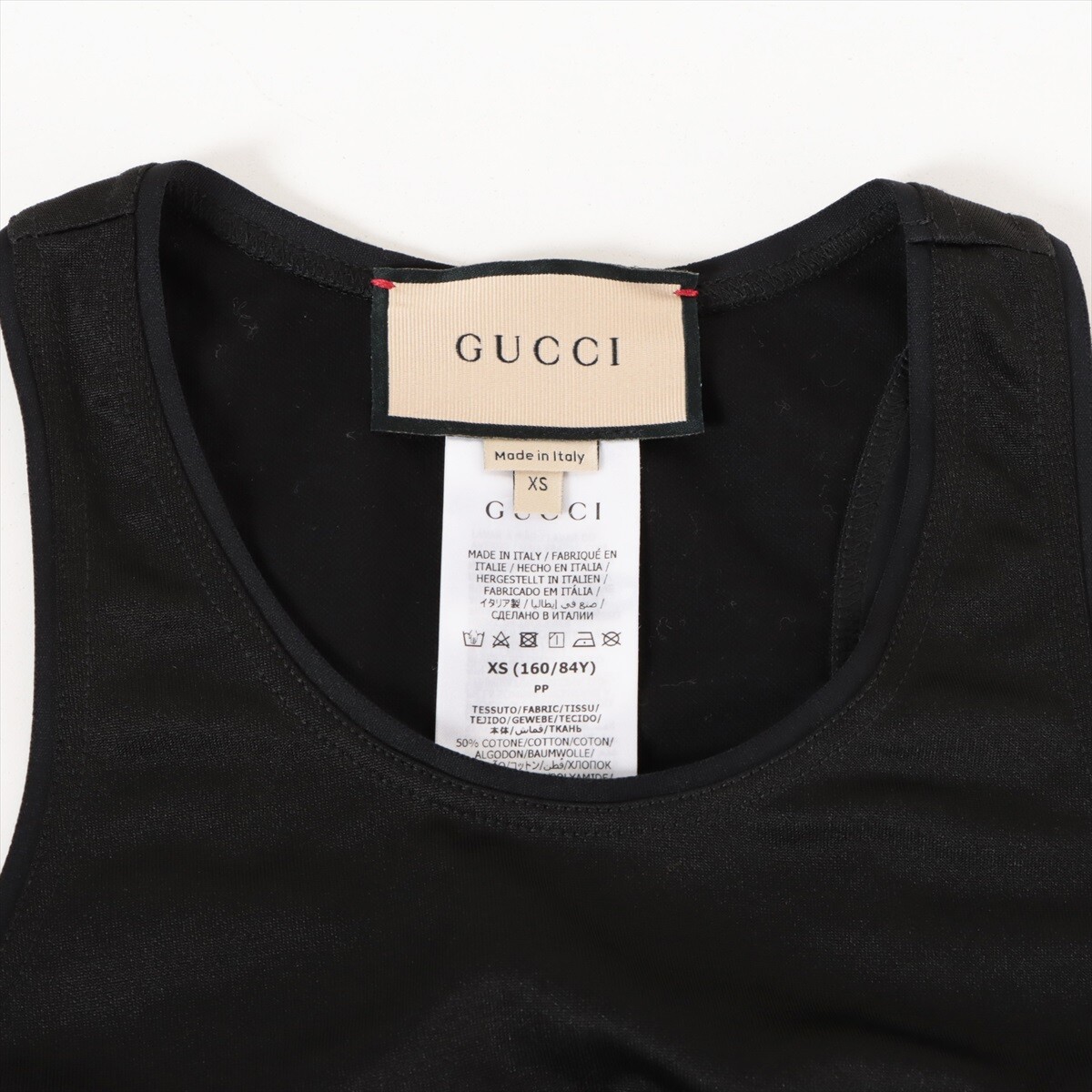 Gucci x North Face Cotton & nylon Tank top XS Ladies' Black Gucci x North Face Cotton & nylon Tank top XS Ladies' Black