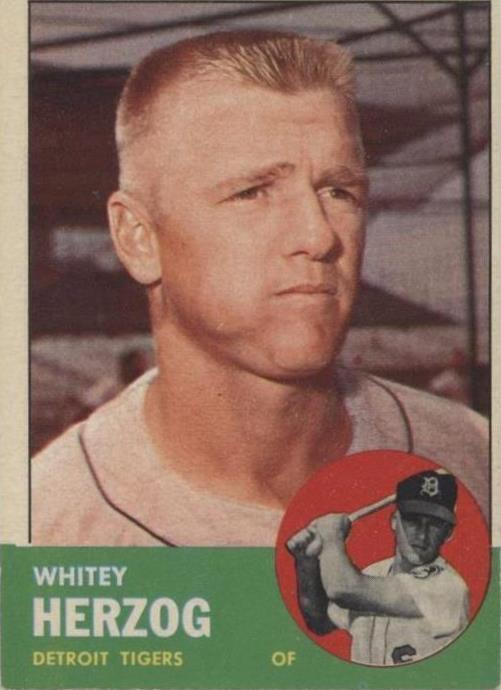 1963 Topps - Whitey Herzog #302 - 1 of 1