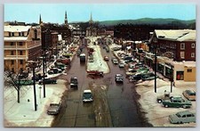 Main Street In Keene New Hampshire Good Year Tires Old Cars Postcard Unposted