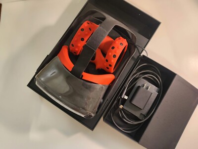 Oculus Quest 1 128GB VR Headset w/ Box, Controllers, Cables + Accessories Bundle