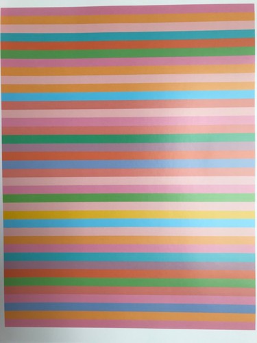 Bridget Riley 'Rose Rose' Limited Edition Print, Olympics 2012 gold edition RARE - Picture 3 of 6