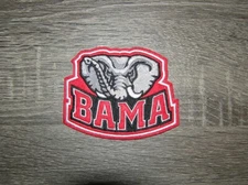 "Bama" Alabama Crimson Tide University Embroidered Iron On Patch 4" x 3.25"
