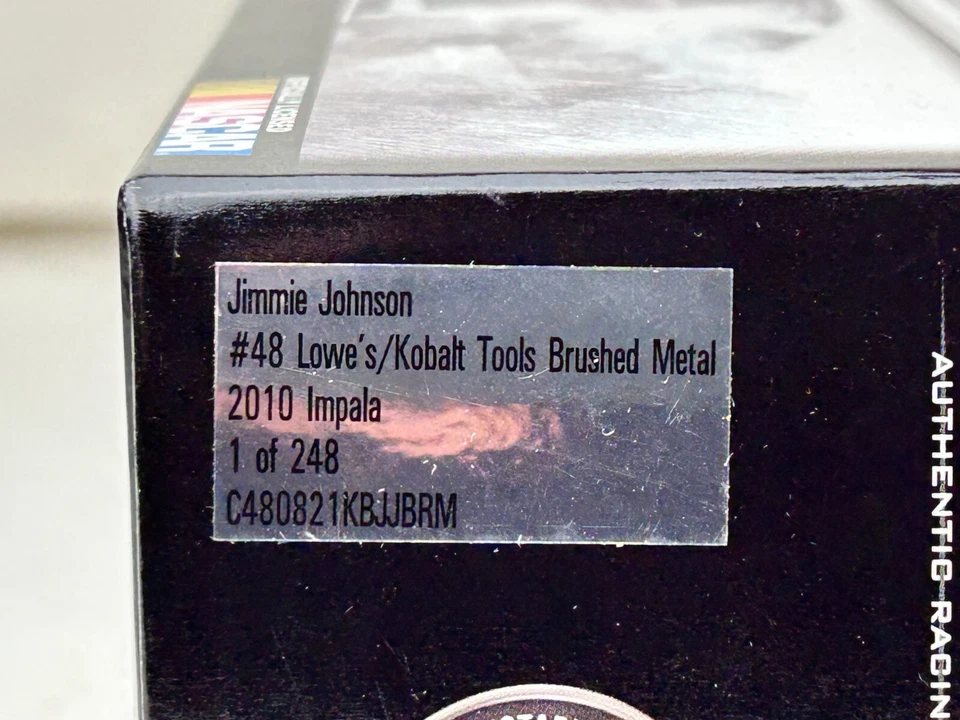 Action Lionel 1:24 Scale 2010 Jimmie Johnson Kobalt Tools Brushed Metal 1 of 248 - Image 4 of 4