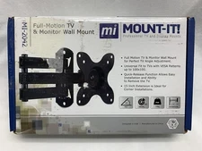 Mount-It! TV Wall Mount Full Motion Tilt and Extension Arm for 19"-40" TVs