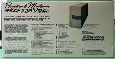 Practical Peripherals 14400FXSA External Modem V32Bis
