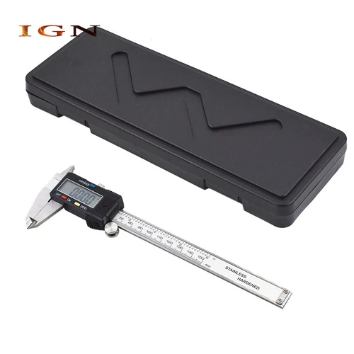 LCD Electronic Digital Vernier Caliper Micrometer Measuring Tool 6 Inch 0-150mm