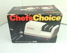 Chefs Choice Electric Knife Sharpener 310 Diamond Hone Two Stage Tested Working