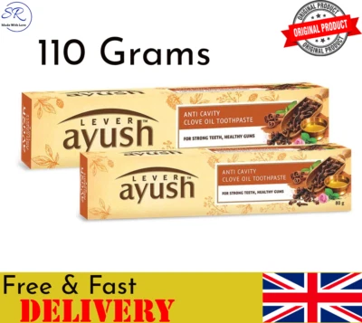 Lever Ayush Clove Oil Anti Cavity Natural Toothpaste 110g