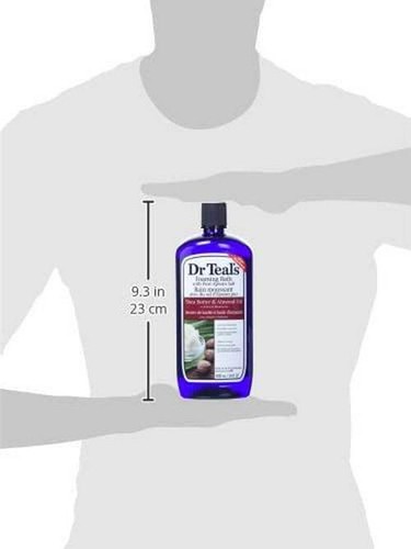 Dr Teal’s Foaming Bath with Pure Epsom Salt, Shea Butter & Almond, 34oz 2 Pack - Picture 6 of 6