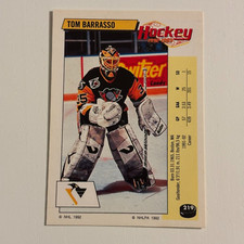 1992-93 Panini Tom Barrasso #219 - PENGUINS - BUY 2 GET 2 FREE