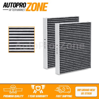 2X CF11966 Cabin Air Filter For 14-20 Chevy Impala 16-19 Camaro Cruze GMC Canyon