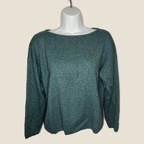 Eileen Fisher Sweater Small Teal Blue 