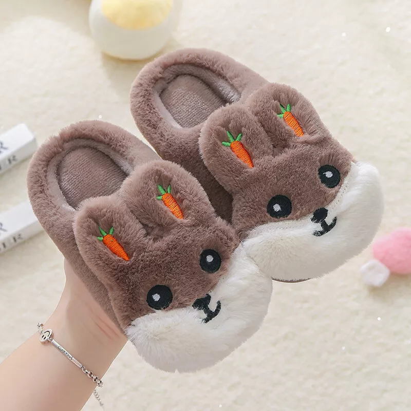 Kids hotsell plush slippers
