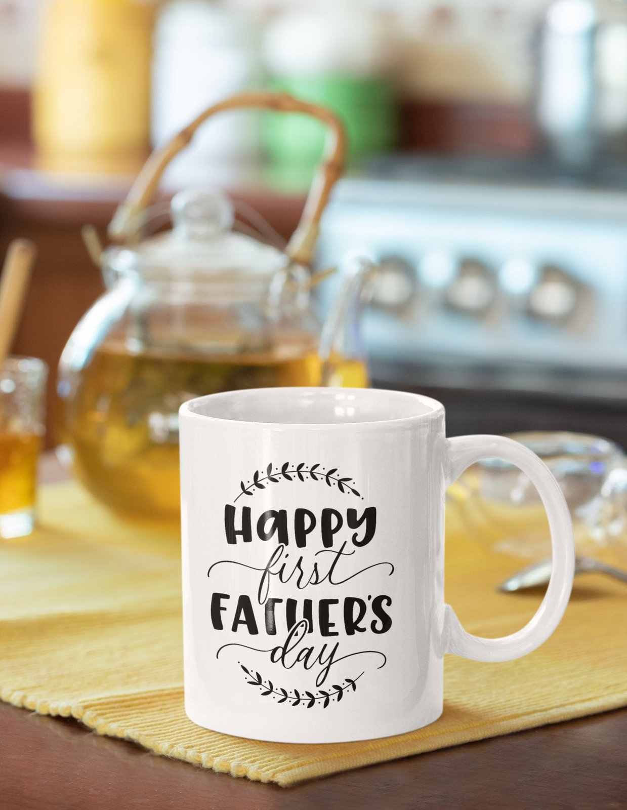 From Wife Funny Coffee Mug Happy First Fathers Day Fathers Day Mug New Dad Gift