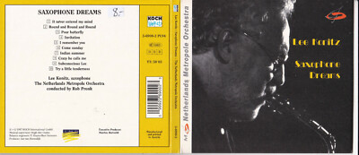 Lee Konitz, Netherlands Metropole Orchestra -Saxophone Dreams- CD Koch Jazz