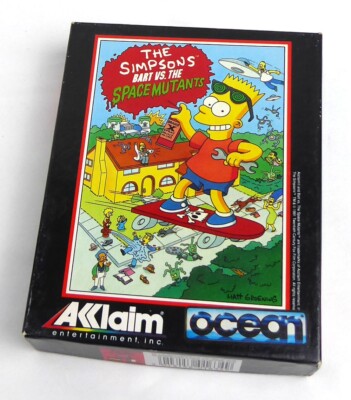 Commodore 64 C64 Spiel -- SIMPSONS - Bart vs the space Mutants (Ocean) -- Tape
