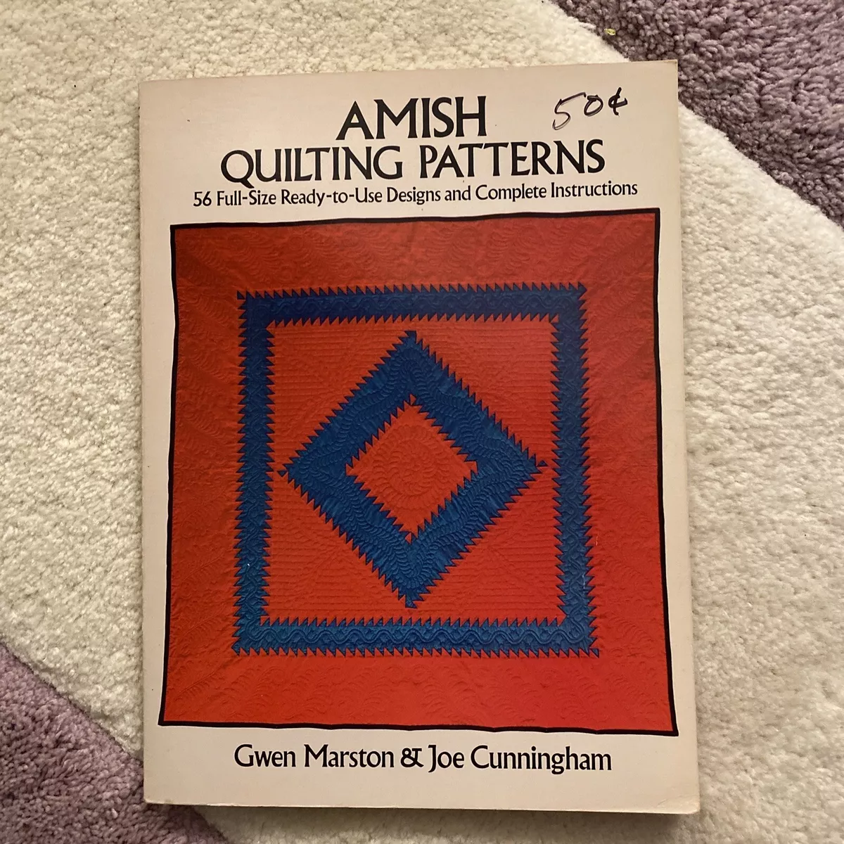 AMISH QUILTING PATTERNS ~ 56 Templates PB Book by Gwen Marston & Joe  Cunningham