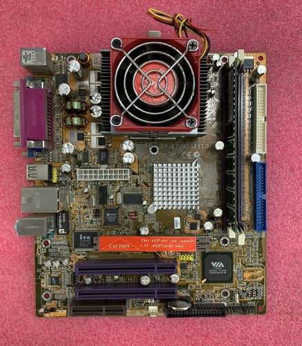 SOYO SY-K7VM333 Motherboard mATX AMD Sempron 2500T 1.75GHz 256MB RAM w/ Shield - Picture 6 of 10