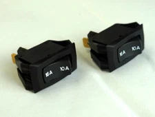 (Lot of 10) Carling Panel Mount Rocker Switch Black SPST 125-277VAC