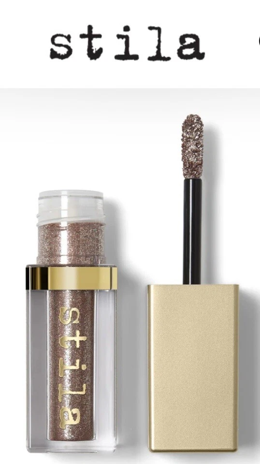 2 Pack STILA GLITTER & GLOW LIQUID EYE SHADOW Smoldering Satin Free Shipping - Image 3 of 4