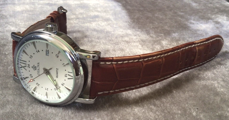 Orkina Men's Watch With Date Indicator Works/New Battery Great Condition G2 - Image 3 of 4