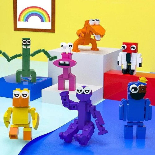 Nuovo Garten Of Banban Rainbow Friends Giocattolo Mattoni Blocchi Costruzioni Giocattolo Assemblato... - Foto 8 di 24