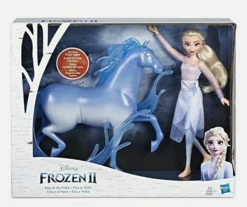 Disney Frozen 2 Elsa Fashion Doll and Nokk Figure Playset by Hasbro BRAND NEW!!!