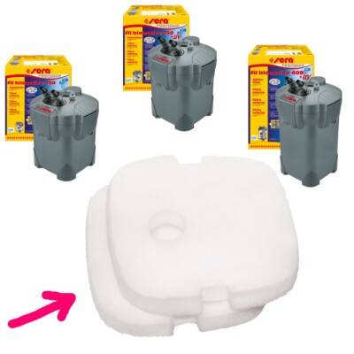 2 Filtervlies für sera fil bioactive 250 / + UV  und 400 + UV =  2er Pack  30632