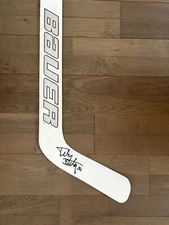 Peter Budaj Signed Autographed Hockey Goalie Stick.  NHL Colorado Avalanche