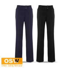 Black Navy Womens Ladies Corporate Office Sales Work KATE Perfect Pant BS507L